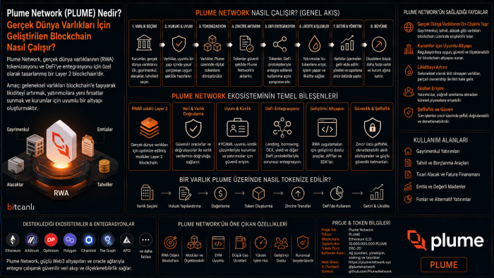 Plume Network (PLUME) Nedir? Gerçek Dünya Varlıkları İçin Geliştirilen Blockchain Nasıl Çalışır?